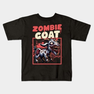 Zombie Goat funny Kids T-Shirt